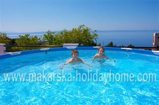Ferienwohnung mit Pool und Makarska - Apartment Turina
