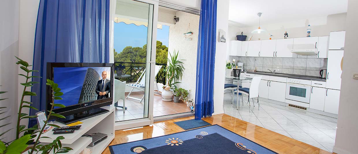 Apartmani Hrvatska - Makarska apartmani uz more za 4 osobe