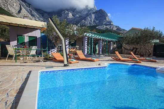 Ferienhaus Makarska riviera-Villa mit Pool in Baska Voda