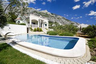Ferienhaus mit Pool und Hund Makarska Kroatien - Villa Damir